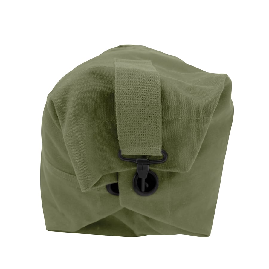 Milspec G.I. Style Canvas Double Strap Duffle Bag 89.6L - Olive Drab-Tactical Gear UK