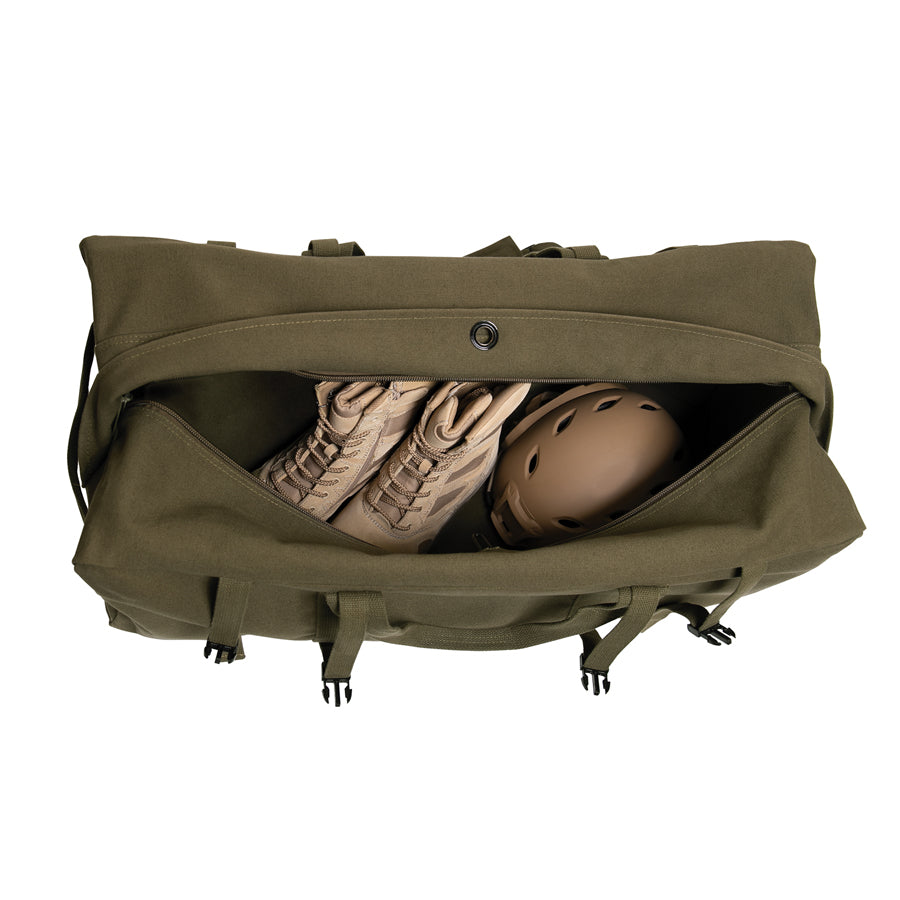 Milspec GI Type Enhanced Canvas Duffle Bag 75L-Tactical Gear UK
