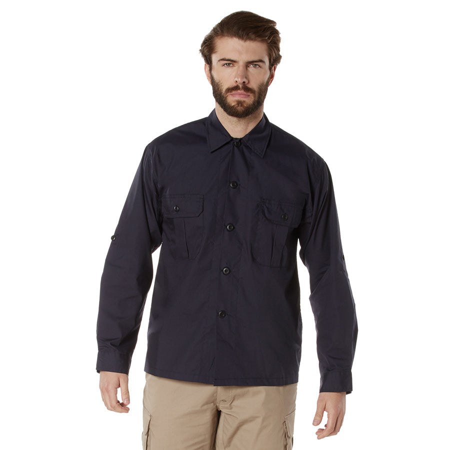 MilSpec Lightweight Tactical Shirt - Midnight Navy Blue 2XL-Tactical Gear UK