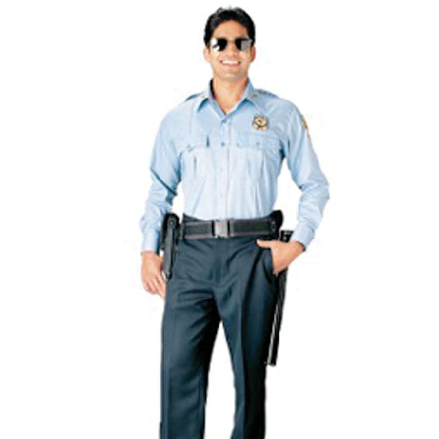 MilSpec Long Sleeve Uniform Shirt Light Blue-Tactical Gear UK
