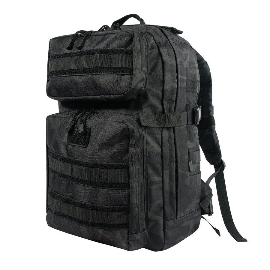 Milspec Midnight Camo Fast Mover Tactical Backpack-Tactical Gear UK