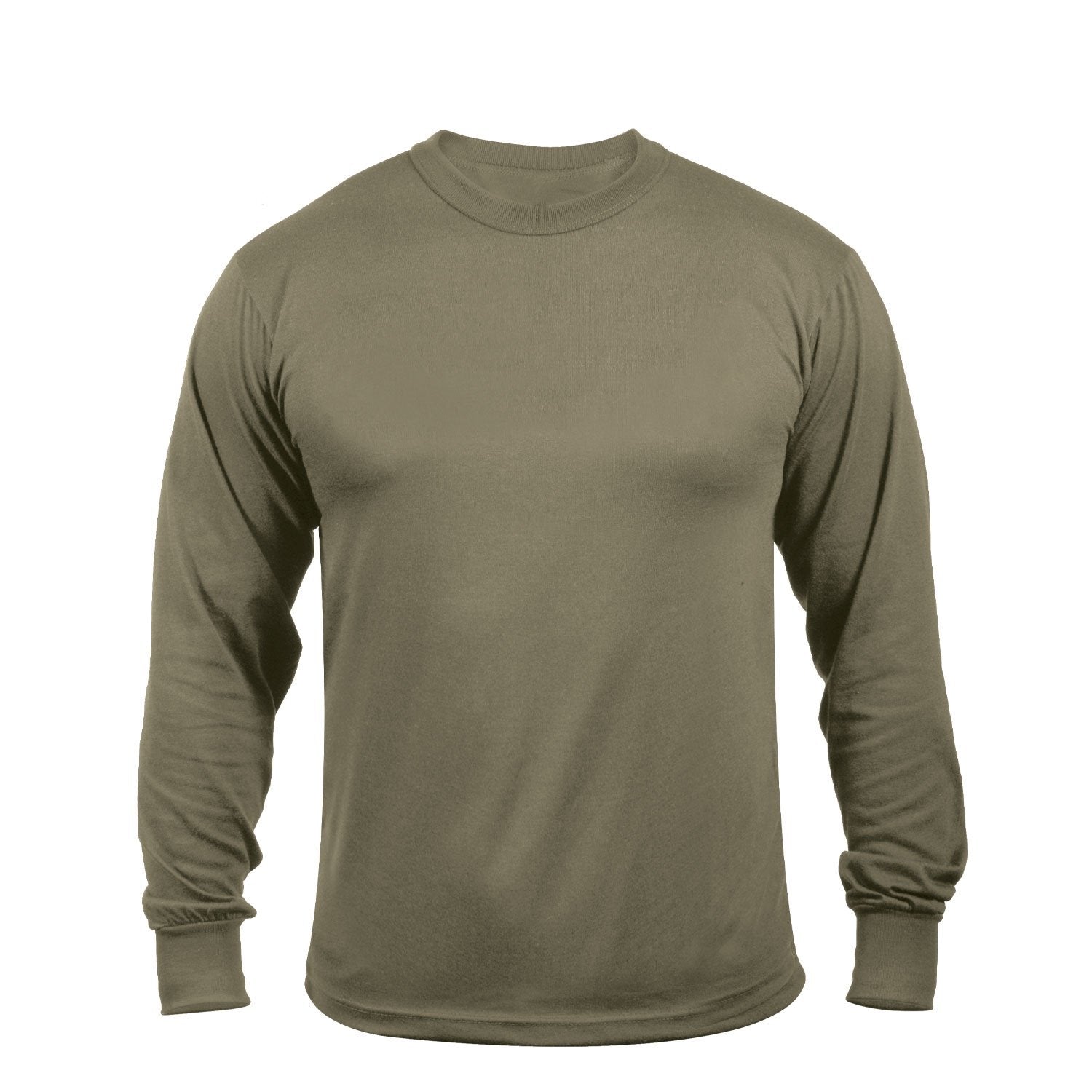 MilSpec Moisture Wicking Long Sleeve T-Shirt Coyote-Tactical Gear UK