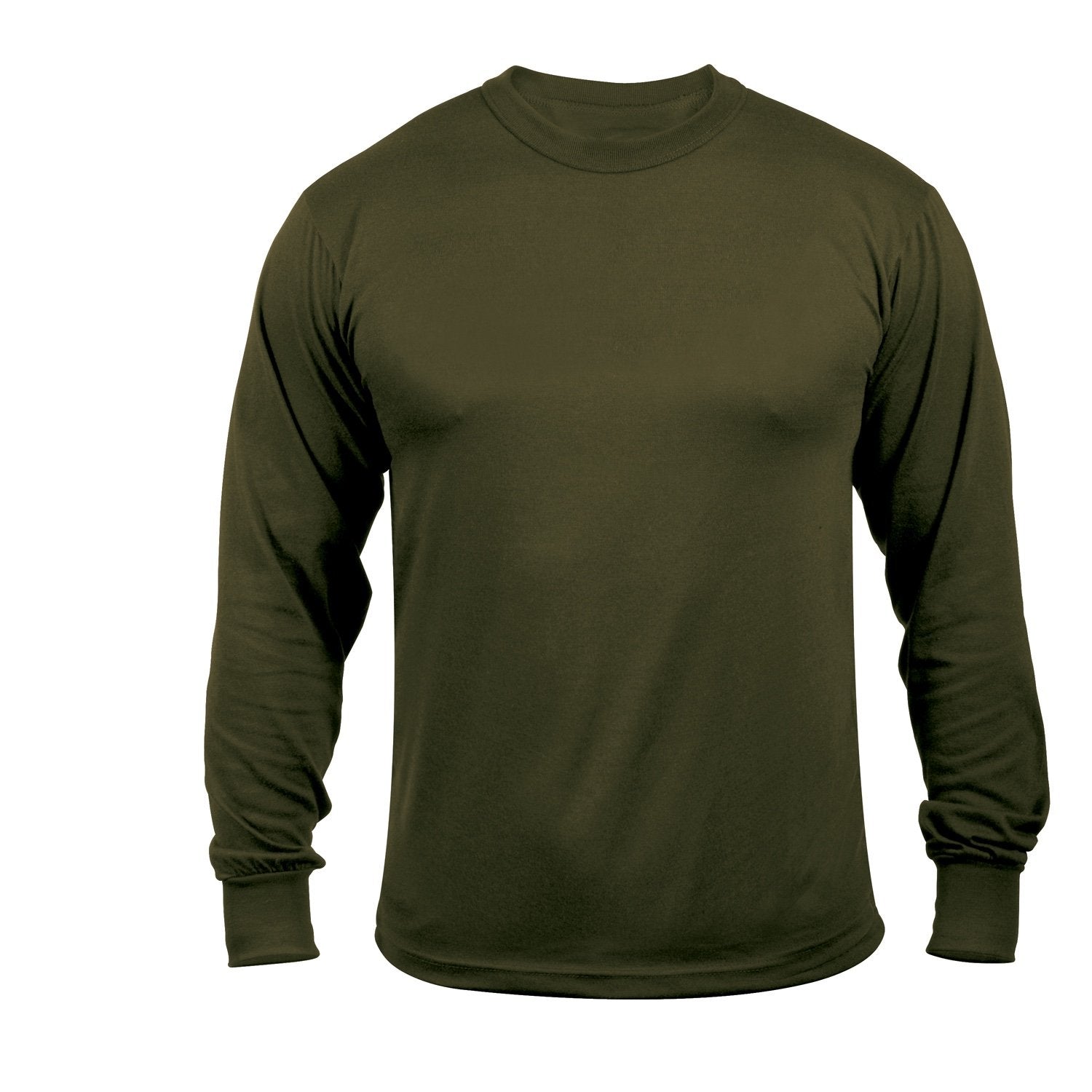 MilSpec Moisture Wicking Long Sleeve T-Shirt Olive Drab-Tactical Gear UK