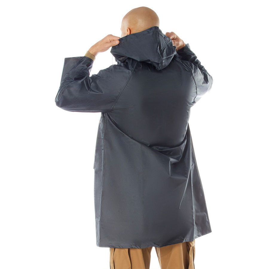 MilSpec Reversible 3/4 Length Rain Parka Navy Blue / Yellow-Tactical Gear UK