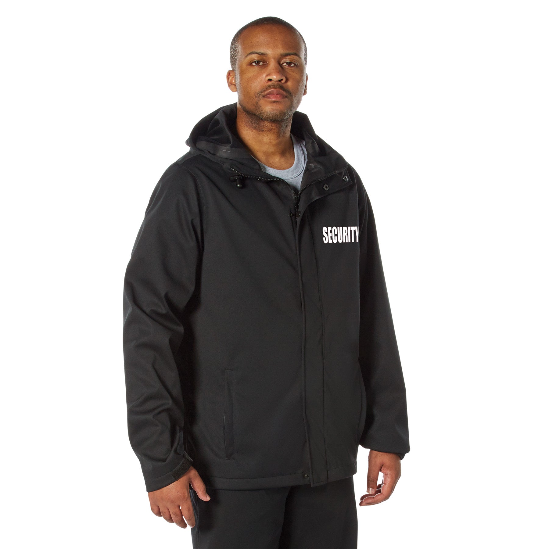 MilSpec Shadow Ops Waterproof Security Rain Jacket-Tactical Gear UK