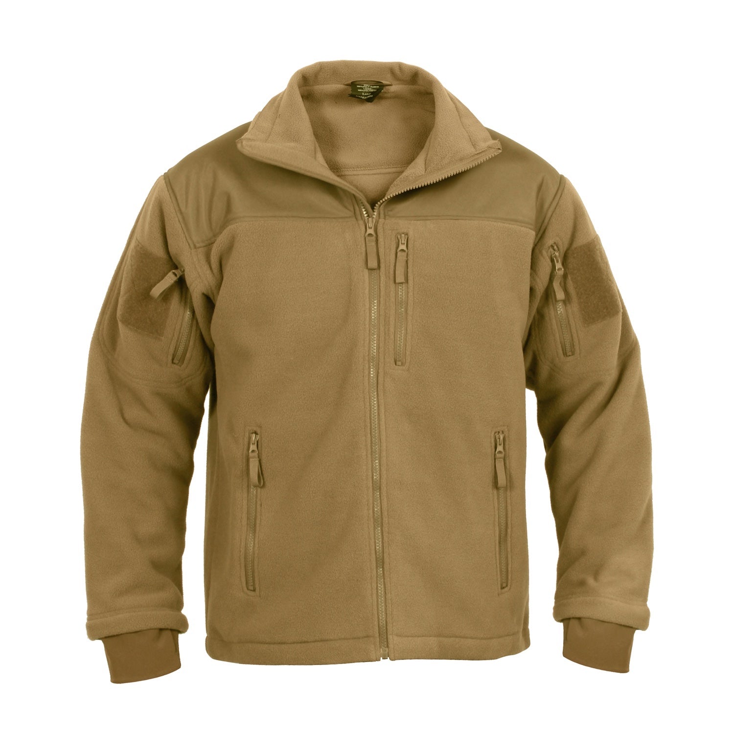 MilSpec Spec Ops Tactical Fleece Jacket Coyote Brown-Tactical Gear UK