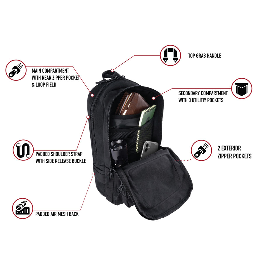 Milspec Tactical Traveler Sling Bag-Tactical Gear UK