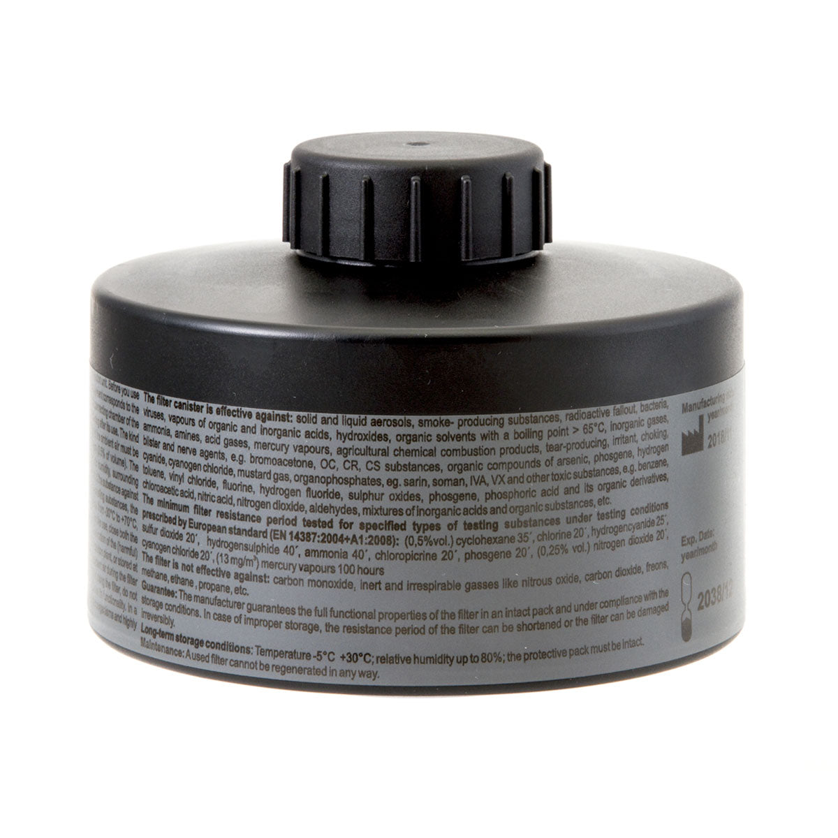 Mira Safety CBRN Gas Mask Filter NBC77 SOF 40mm Thread Canister-Tactical Gear UK