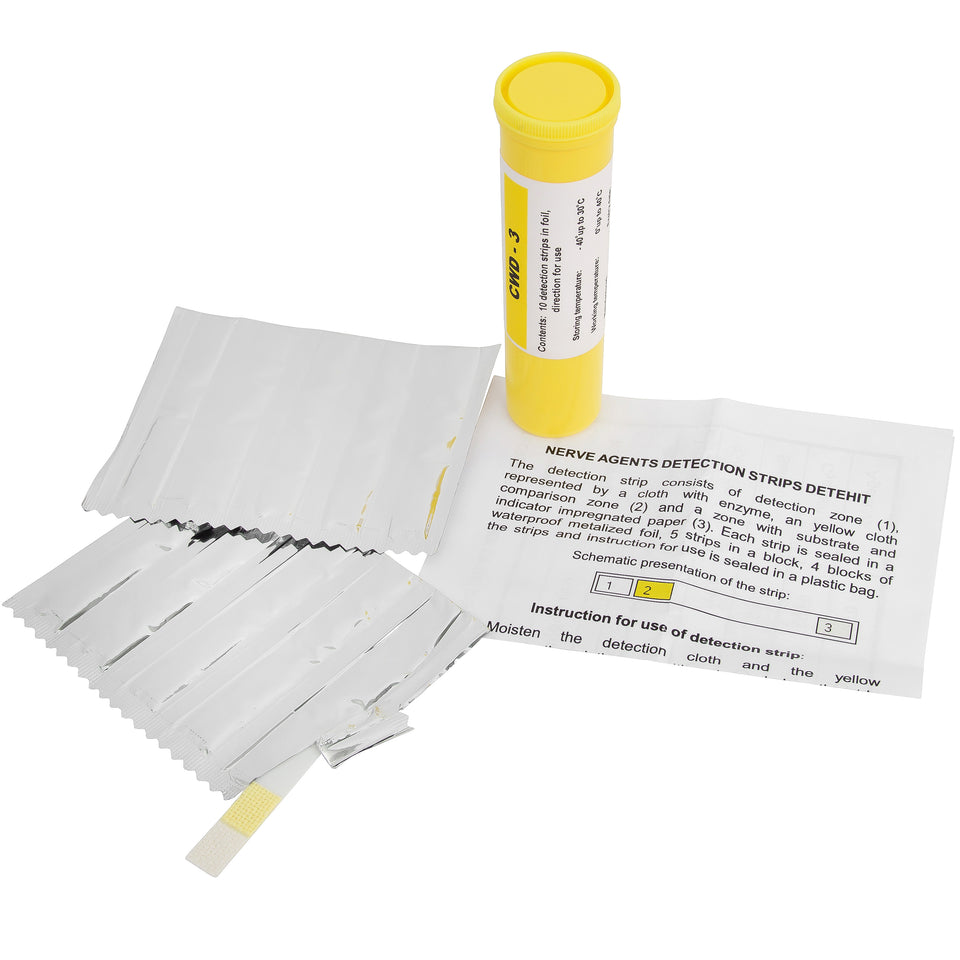 MIRA Safety DETEHIT CWD-3 CBRN Detection Strips-Tactical Gear UK