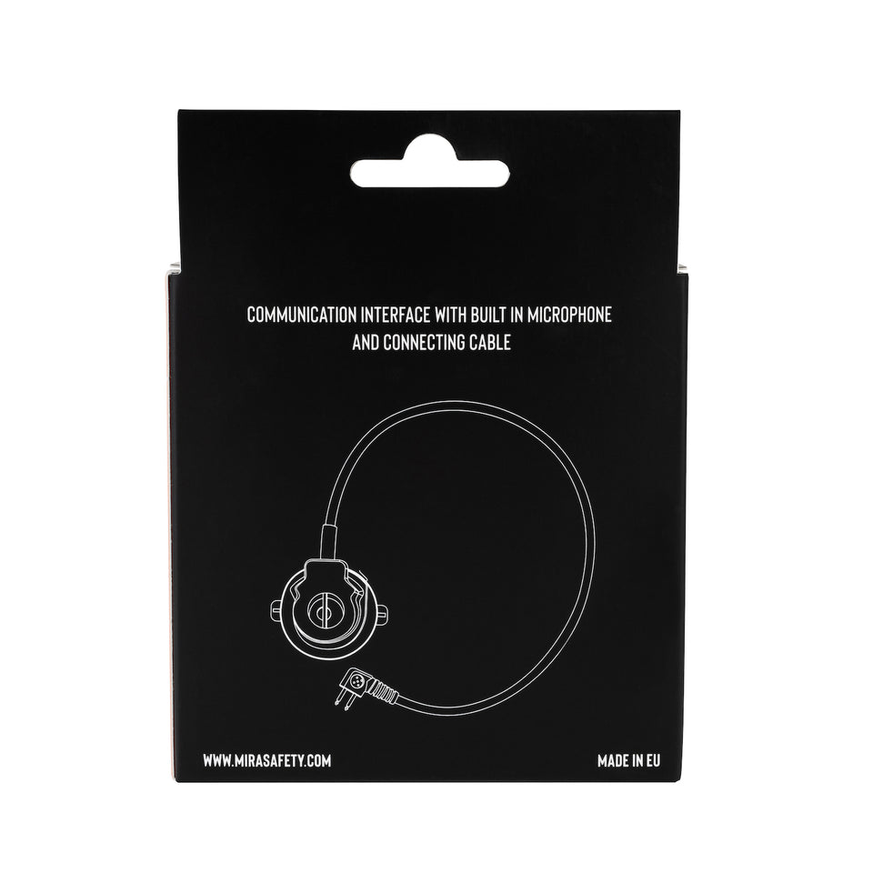 MIRA Safety Gas Mask Microphone Comms Kit CM-6M, CM-7M, CM-8M, & TAPR-Tactical Gear UK