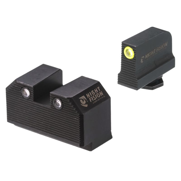 Night Fision Optics Ready Stealth Lower 1/3rd Night Sight Set for Glock 17/19/34 w/ RMR/507C/SRO/ACRO-Tactical Gear UK