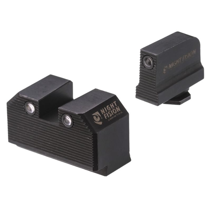 Night Fision Optics Ready Stealth Lower 1/3rd Night Sight Set for Glock 17/19/34 w/ RMR/507C/SRO/ACRO-Tactical Gear UK
