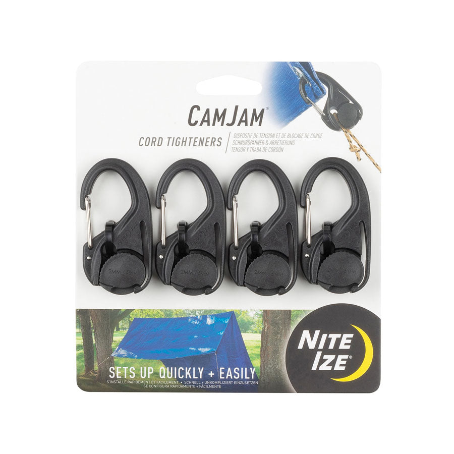 Nite Ize CamJam Cord Tightener 4 Pack-Tactical Gear UK