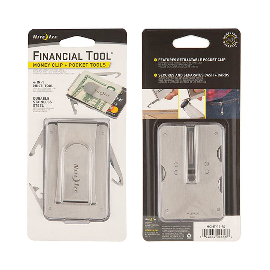 Nite Ize Financial Tool Money Clip + Pocket Tools-Tactical Gear UK
