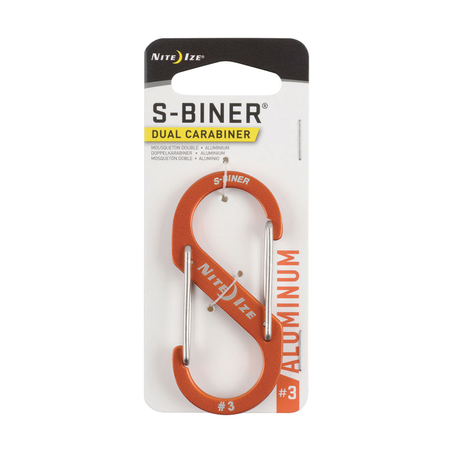 Nite Ize S-Biner Dual Carabiner Aluminium #3-Tactical Gear UK