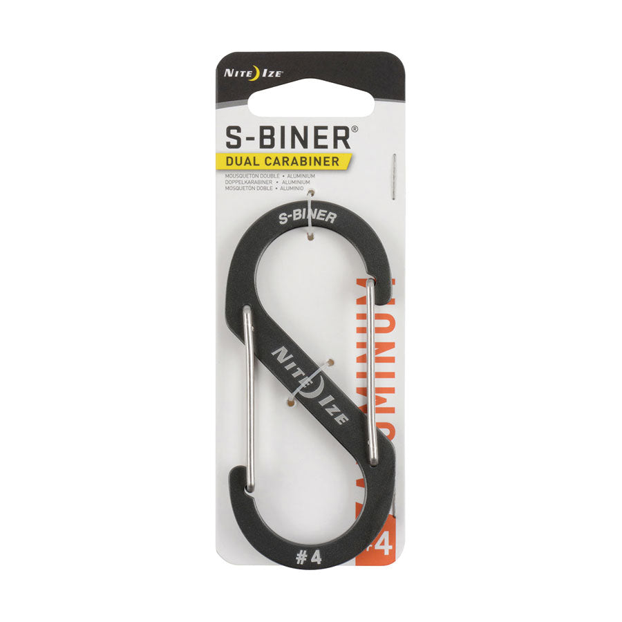 Nite Ize S-Biner Dual Carabiner Aluminium #4-Tactical Gear UK