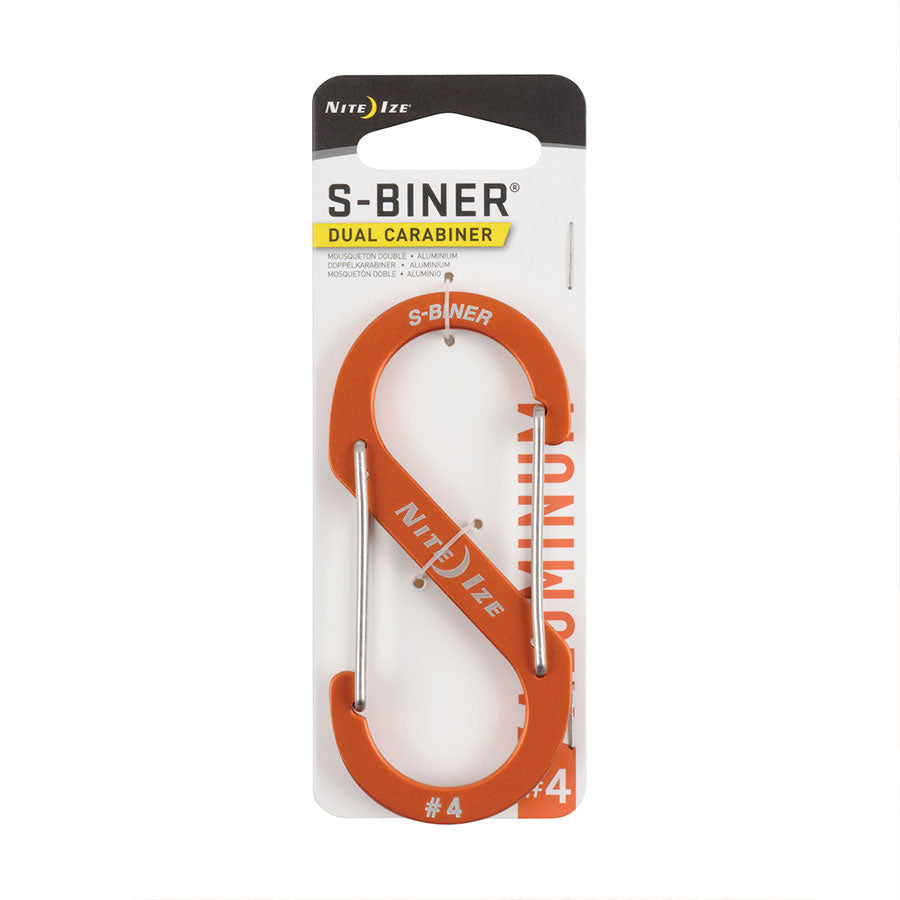 Nite Ize S-Biner Dual Carabiner Aluminium #4-Tactical Gear UK