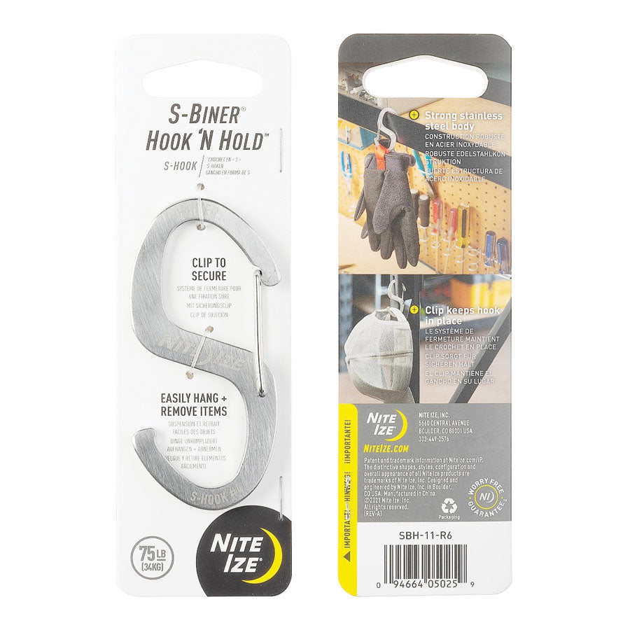 Nite Ize S-Biner Hook 'N Hold S-Hook-Tactical Gear UK