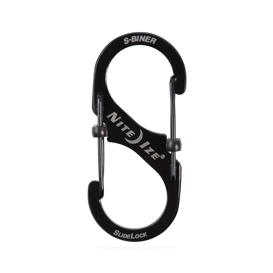 Nite Ize S-Biner SlideLock #3 Steel Black-Tactical Gear UK