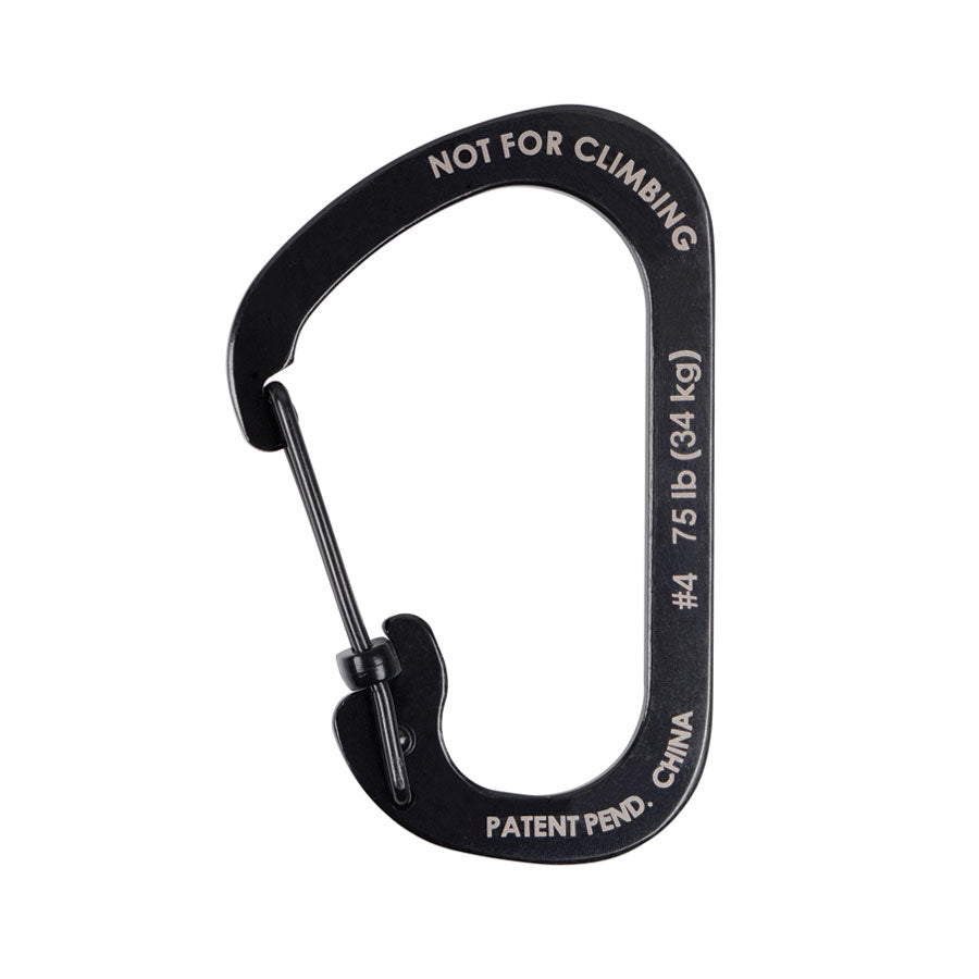Nite Ize SlideLock Carabiner Stainless Steel #4-Tactical Gear UK