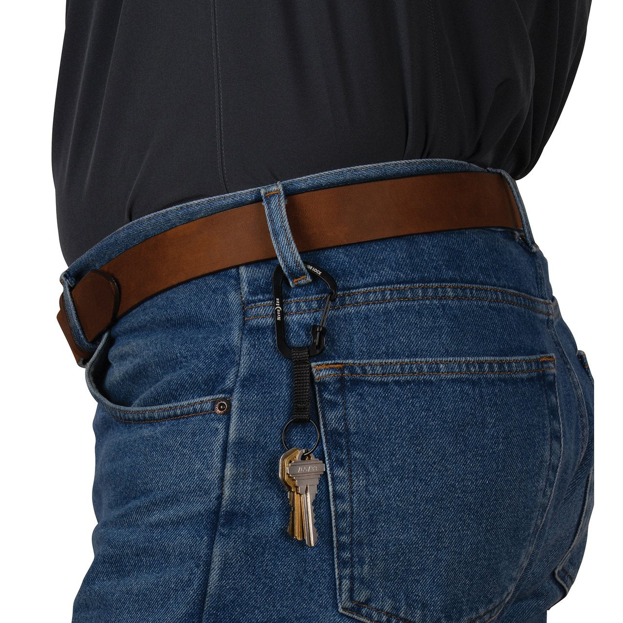 Nite-Ize SlideLock Keyring #3 Steel Black-Tactical Gear UK