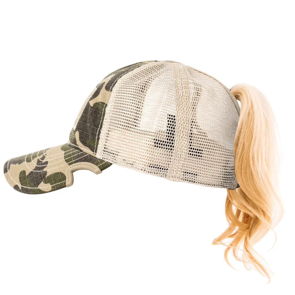 Notch Tactical Classic Adjustable Camo Ponytail Operator-Tactical Gear UK