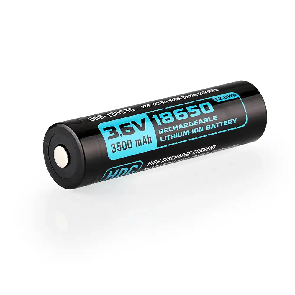 Olight 3500mAh 18650 protected Li-ion rechargeable battery ORB-186S35-Tactical Gear UK