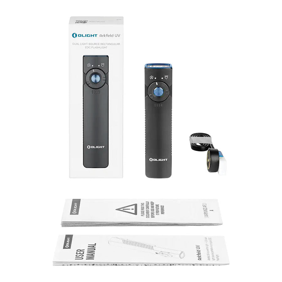 Olight Arkfeld UV 1000 Lumens with Dual Light Source EDC-White Light & UV Light-Tactical Gear UK