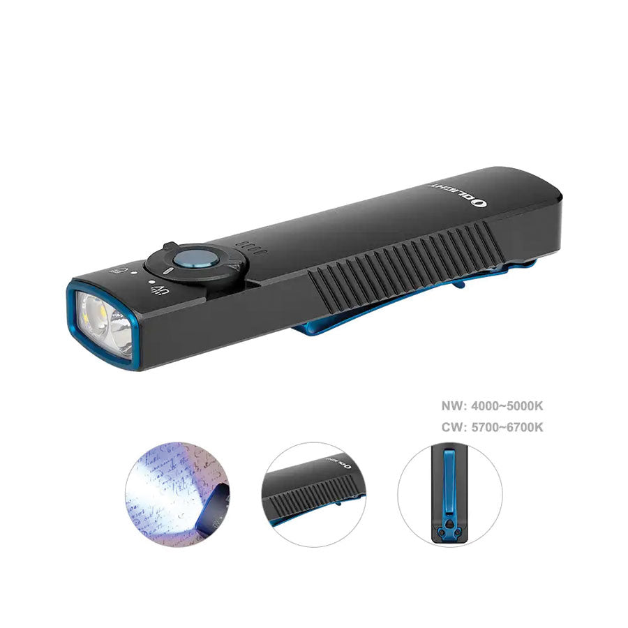 Olight Arkfeld UV 1000 Lumens with Dual Light Source EDC-White Light & UV Light-Tactical Gear UK