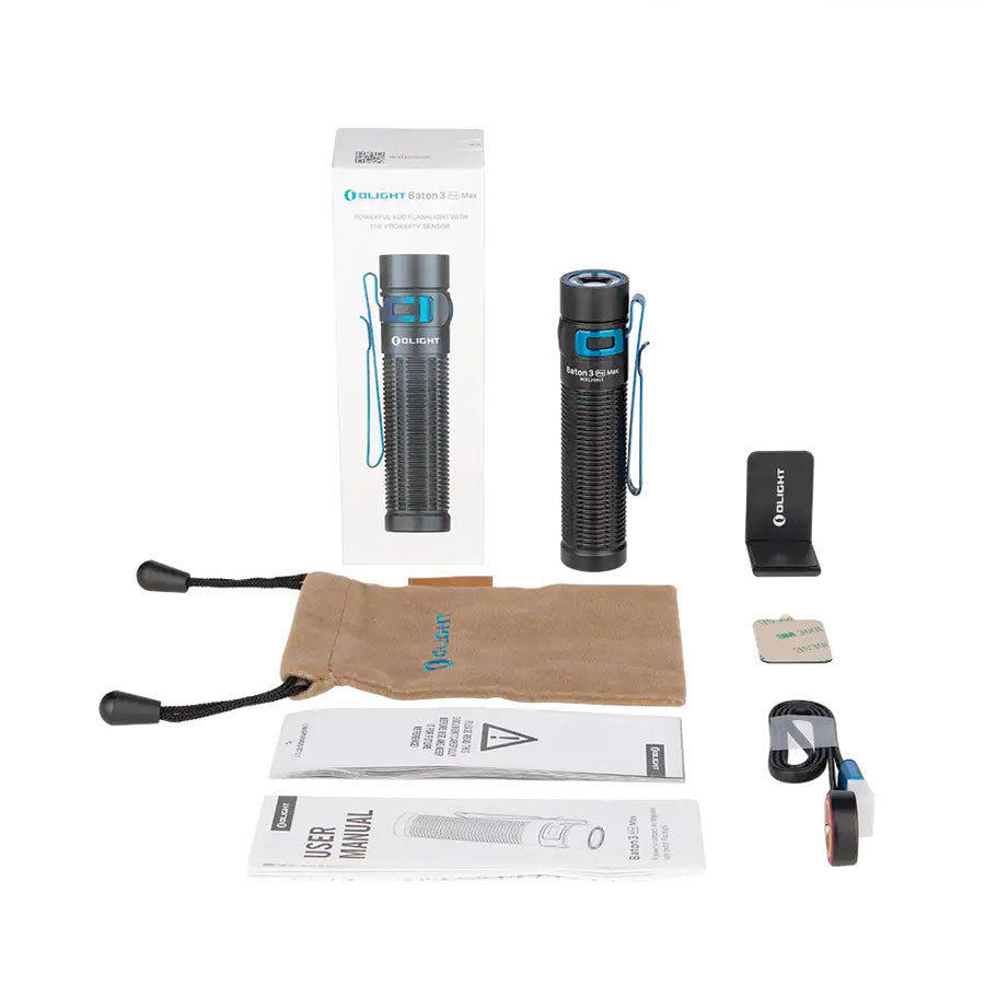 Olight Baton 3 Pro Max 2500 Lumens Rechargeable EDC Torch-Tactical Gear UK