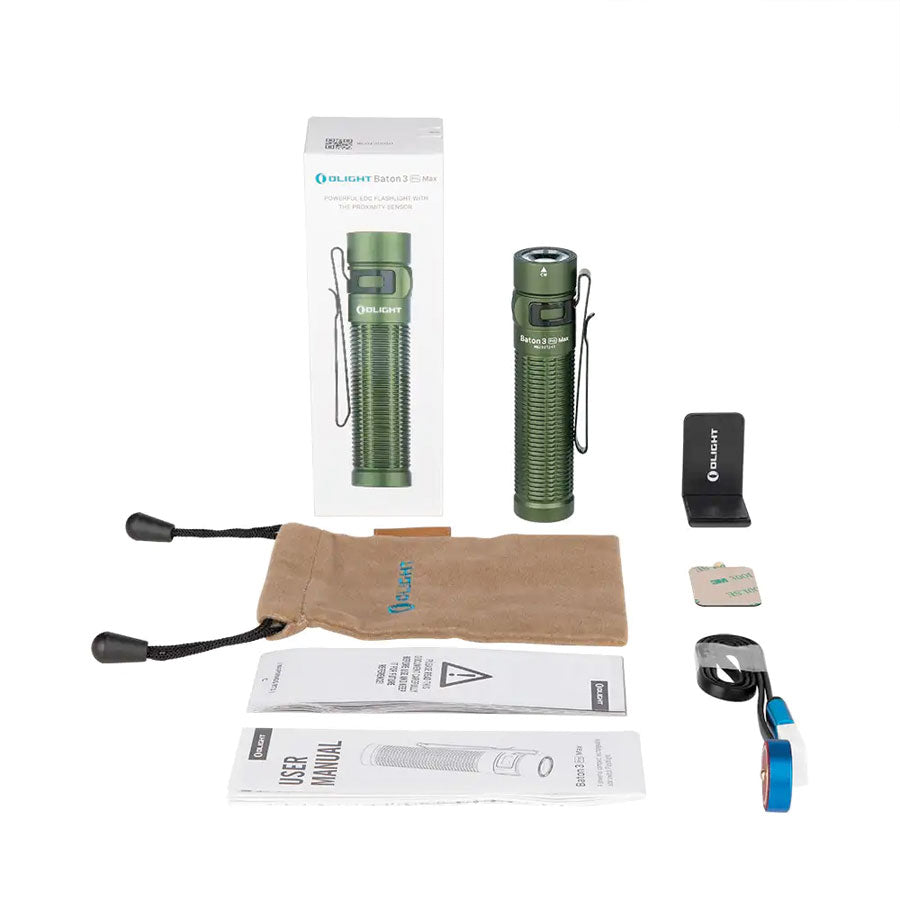 Olight Baton 3 Pro Max 2500 Lumens Rechargeable EDC Torch-Tactical Gear UK