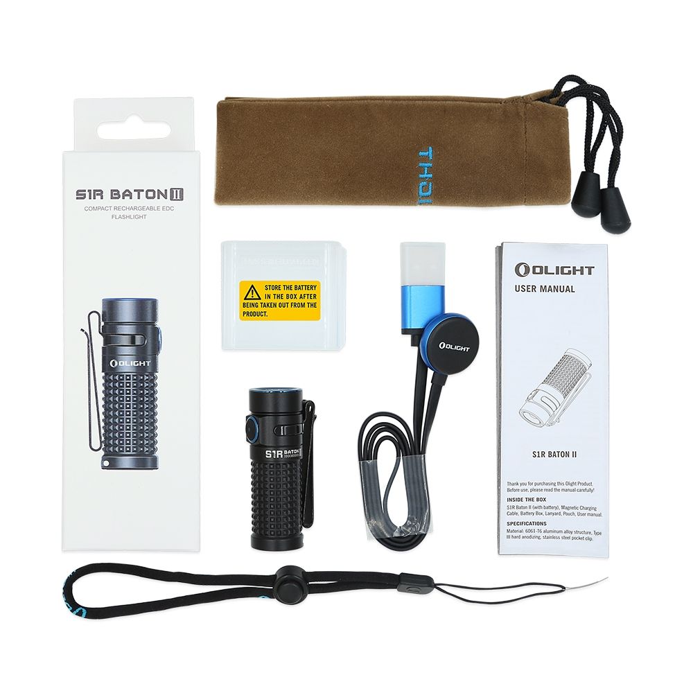 Olight S1R Baton II rechargeable 1000 lumen LED pocket torch-Tactical Gear UK