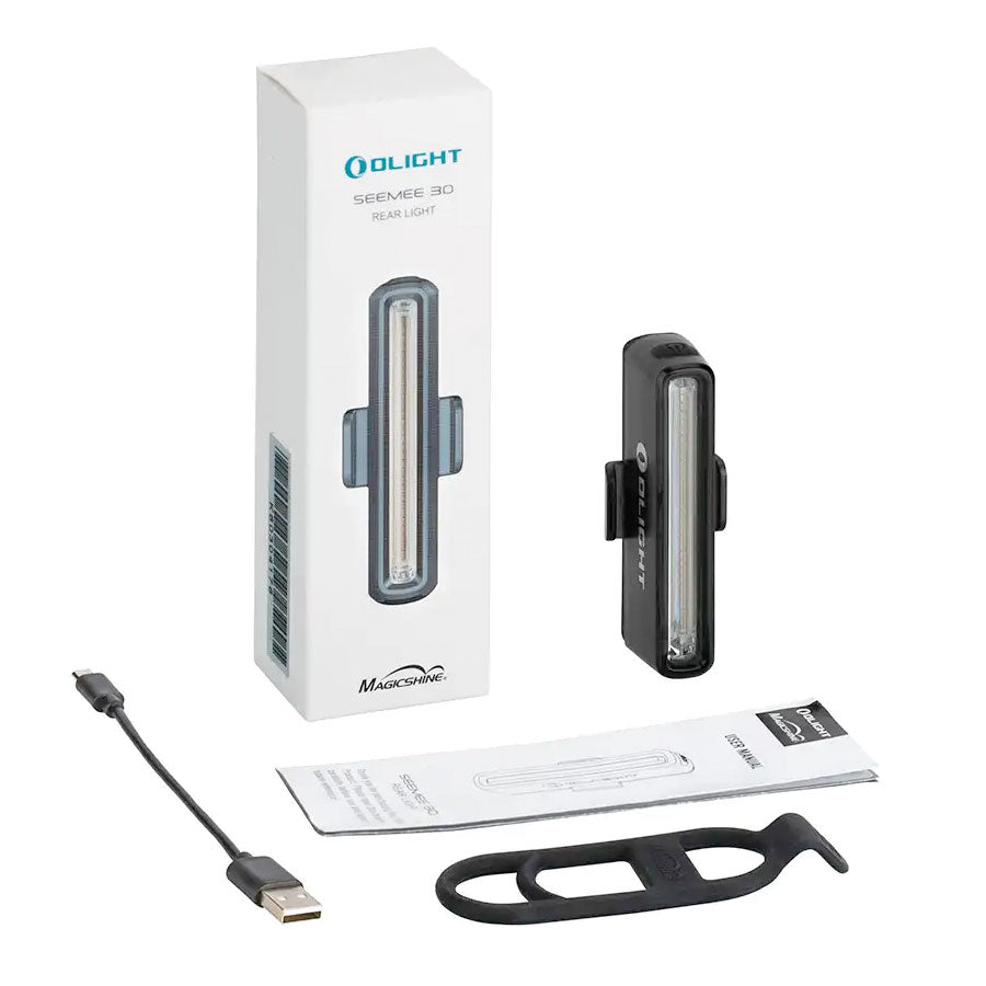 Olight SEEMEE 30 TL 30 Lumens USB Charging Rear Bike Light-Tactical Gear UK