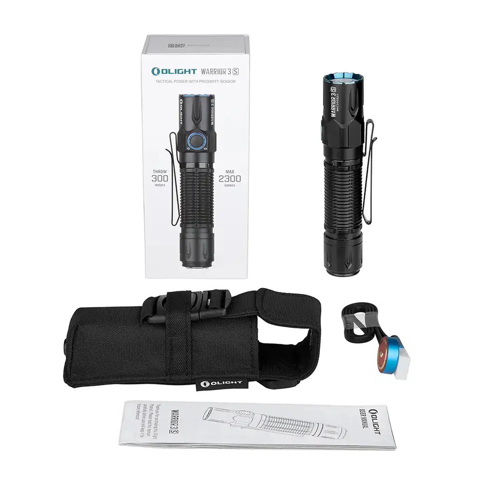 Olight Warrior 3S 2300 Lumens Tactical Torch-Tactical Gear UK