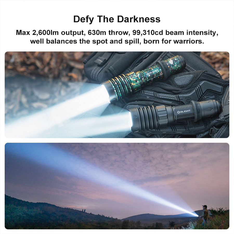 Olight Warrior X 4 Kit Rechargeable LED Tactical Flashlight Hunting Kit-Tactical Gear UK