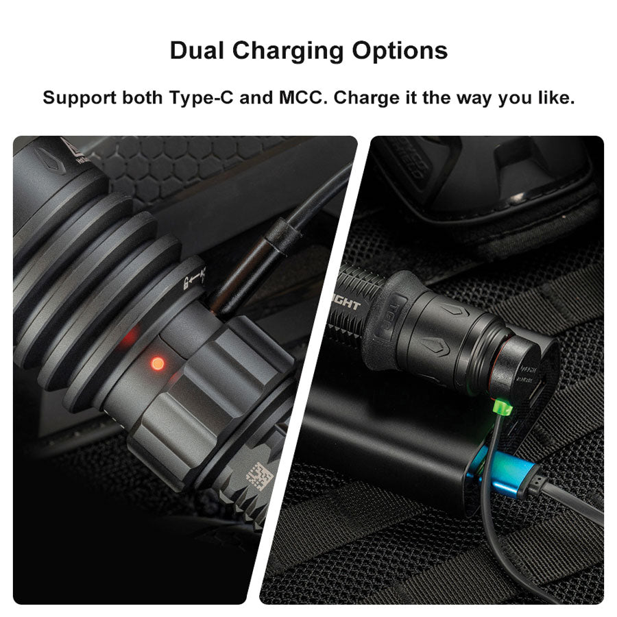 Olight Warrior X 4 Kit Rechargeable LED Tactical Flashlight Hunting Kit-Tactical Gear UK