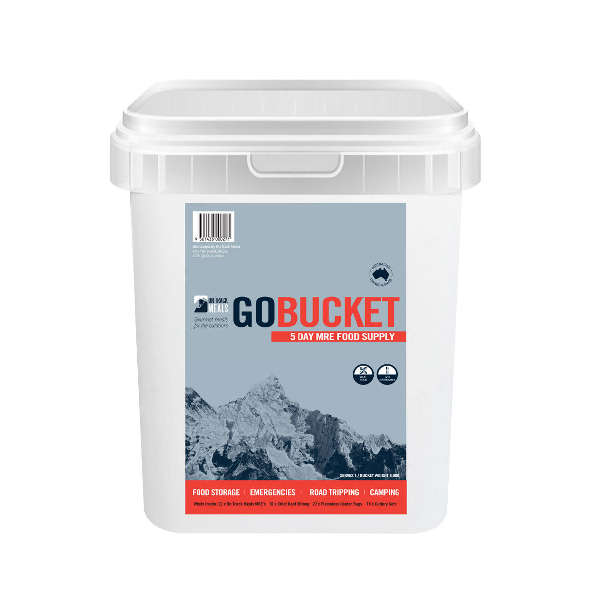 On Track Meals 5 Day GoBucket-Tactical Gear UK