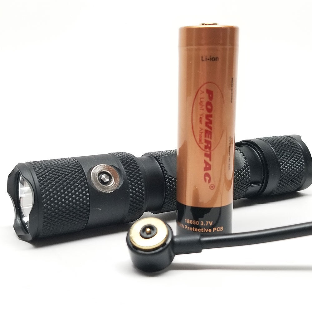 PowerTac M5-G2 2,030 Lumen Magnetic USB Rechargeable LED Flashlight - New Upgraded Model-Tactical Gear UK