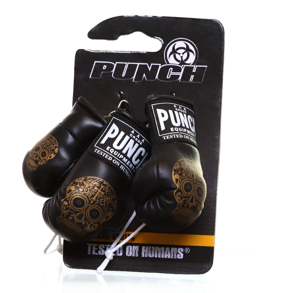 Punch Equipment Mini Boxing Gloves Key Ring Pack Gold-Tactical Gear UK