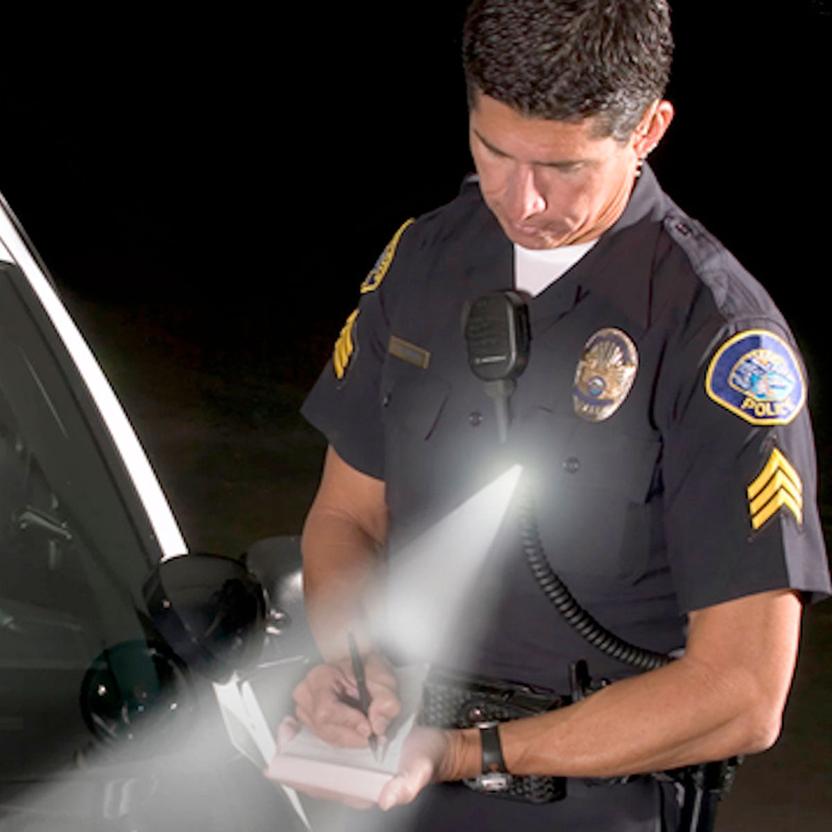 QuiqLite X USB Rechargeable Handsfree Dual LED Lighting - Blue/White-Tactical Gear UK