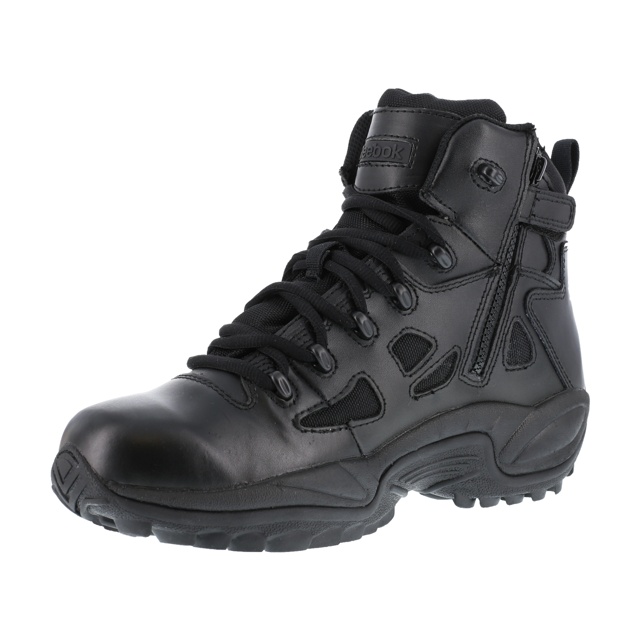 Reebok Tactical Men's 6 Inch Rapid Response RB Side Zip Boots Black RB8678-Tactical Gear UK