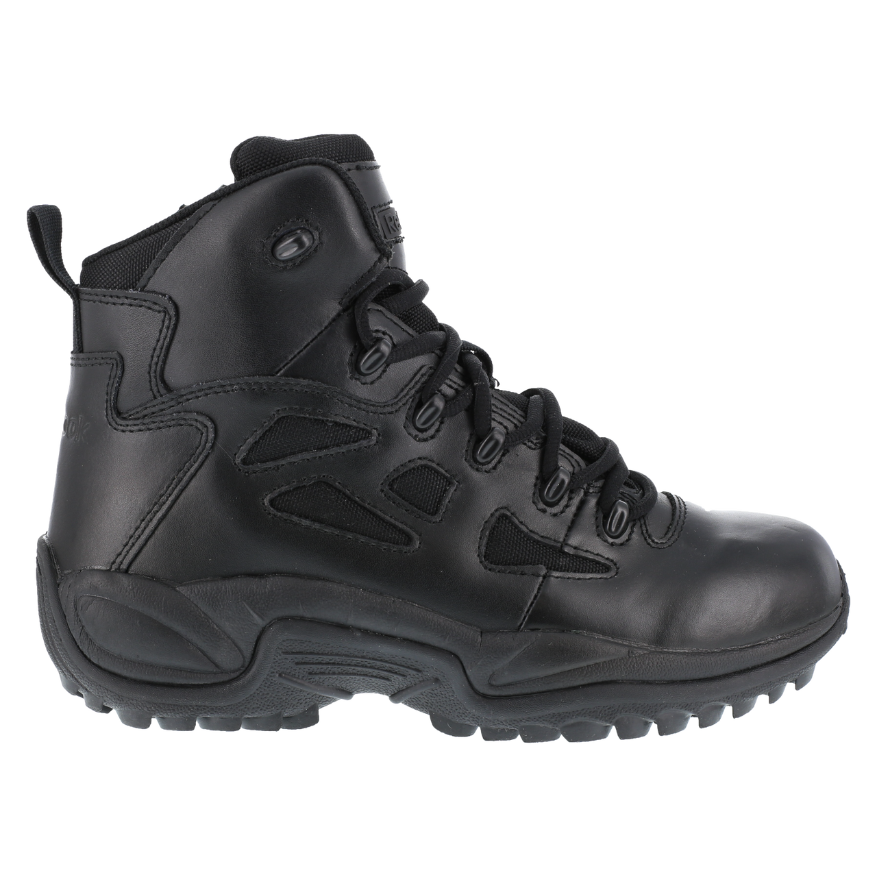 Reebok Tactical Men's 6 Inch Rapid Response RB Side Zip Boots Black RB8678-Tactical Gear UK
