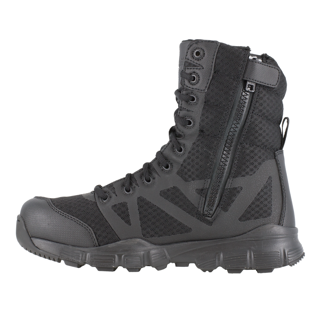 Reebok Tactical Men's 8 Inch Dauntless Ultra Light Size Zip Boot Black RB8720-Tactical Gear UK