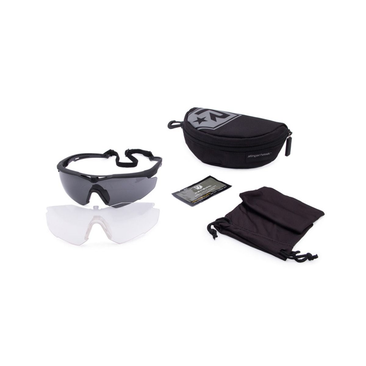 Revision StingerHawk Eyewear Essential Kit 2 Lens Kit-Tactical Gear UK