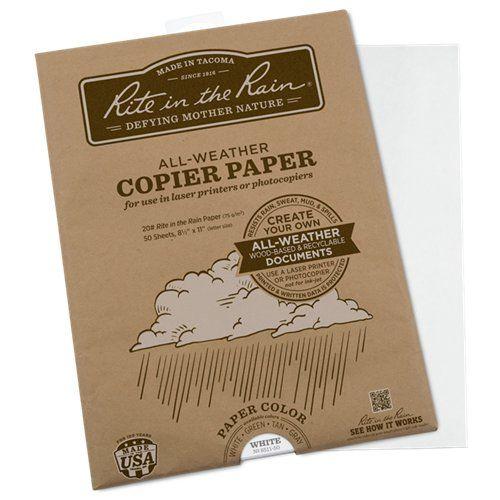 Rite in the Rain All Weather Copier Paper A4 White-Tactical Gear UK