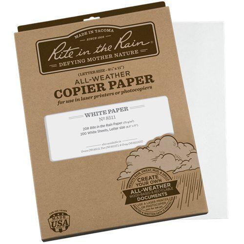 Rite in the Rain All Weather Copier Paper A4 White-Tactical Gear UK