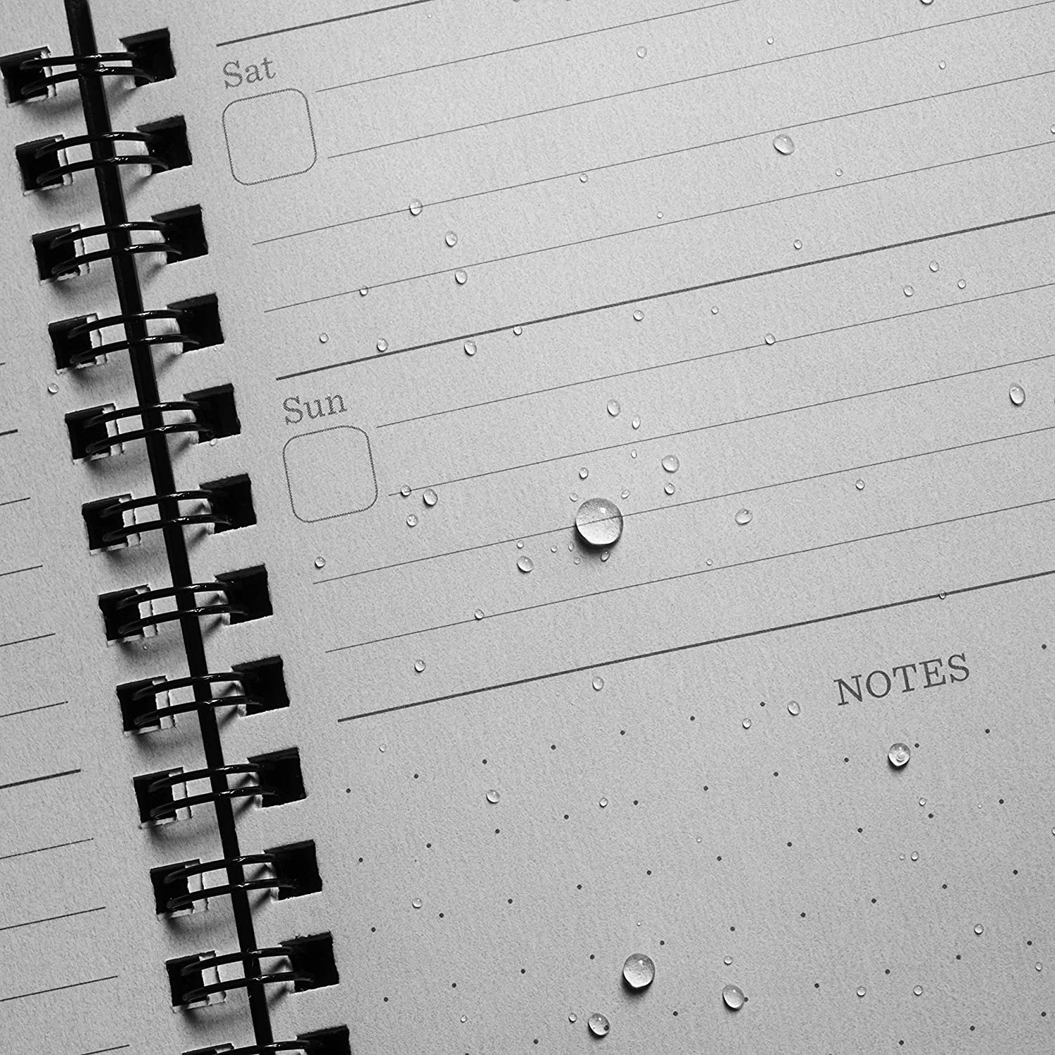 Rite in the Rain Weekly Planner Undated Black No.P52-Tactical Gear UK