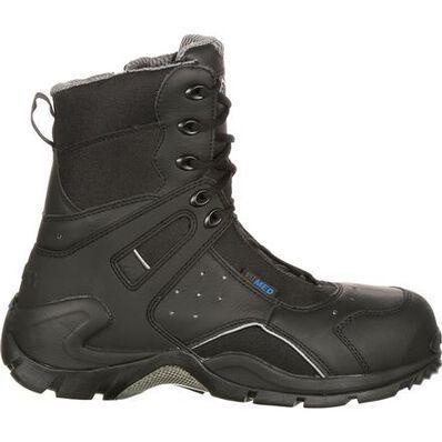 Rocky 1st Med Carbon Fiber Toe Puncture Resistant SideZip Waterproof Duty Boot-Tactical Gear UK