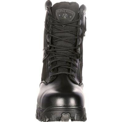 Rocky Boots 8" Alpha Force SideZip Waterproof Public Service Boot-Tactical Gear UK