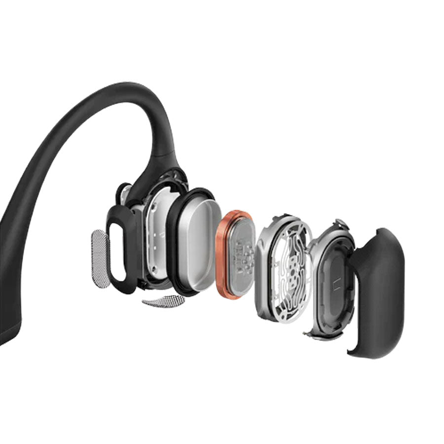 Shokz OpenRun Pro Bone Conduction Bluetooth Headphones Black-Tactical Gear UK